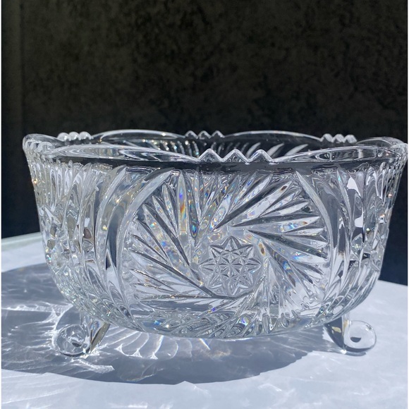 Vintage Crystal Bowl✨ by Crystal Clear Industries - Picture 9 of 15